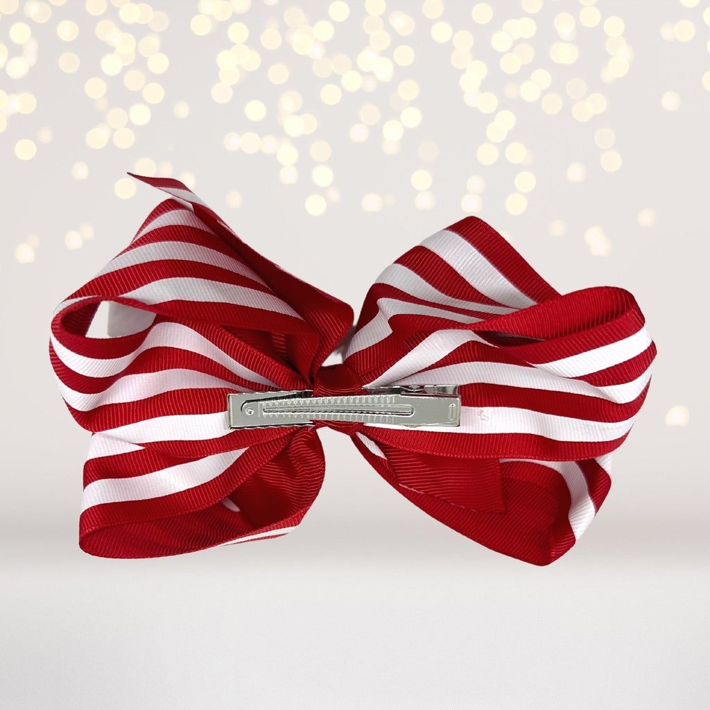 6 inch Stripe Bow