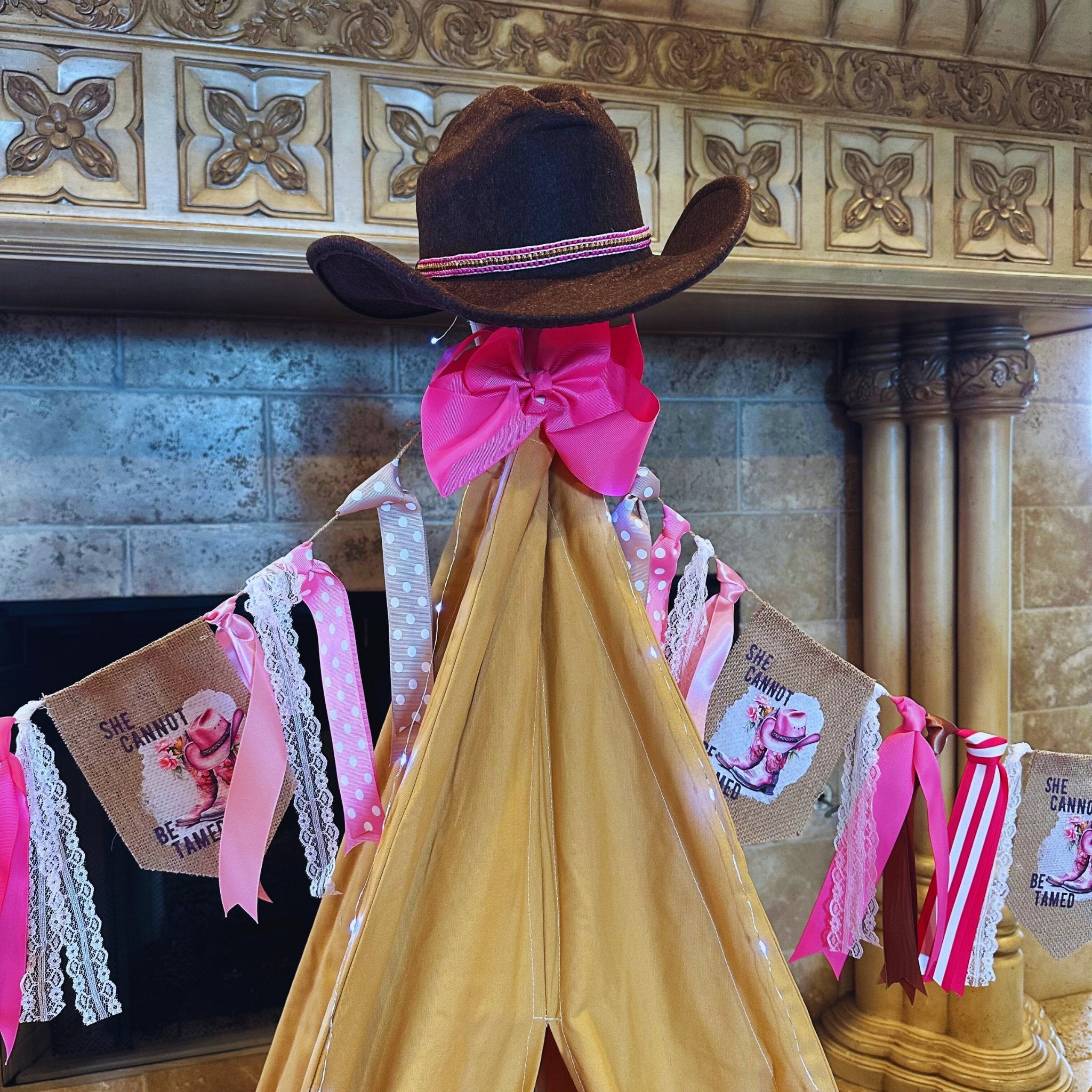 Cowgirl Birthday Party Supplies Box