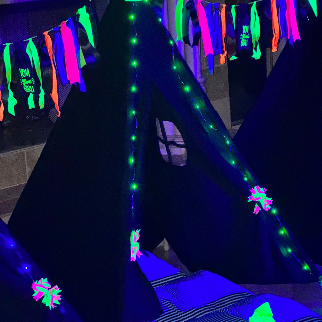 Glow Party-Glow in the Dark Party Sleepover Kit- Neon Party Supplies
