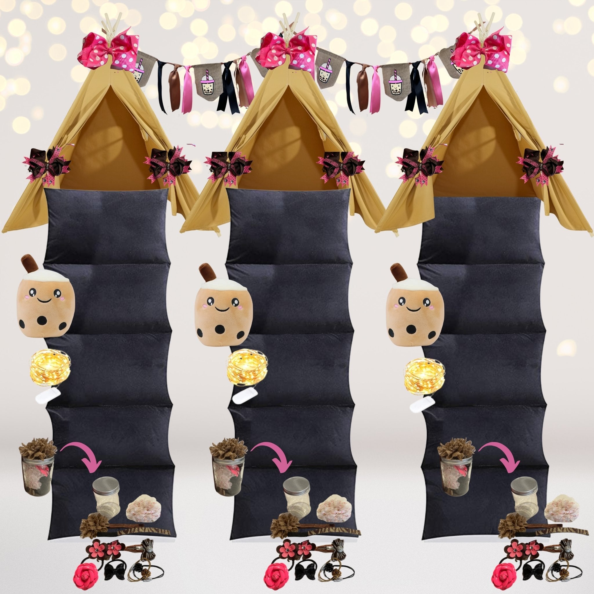 Bubble Tea Party & Boba Tea Sleepover Kit