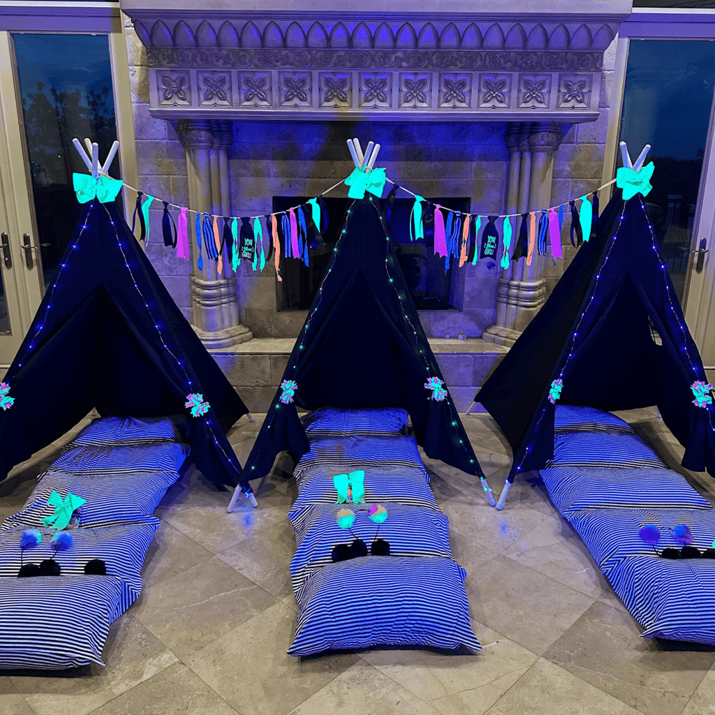 Glow Party-Glow in the Dark Party Sleepover Kit- Neon Party Supplies