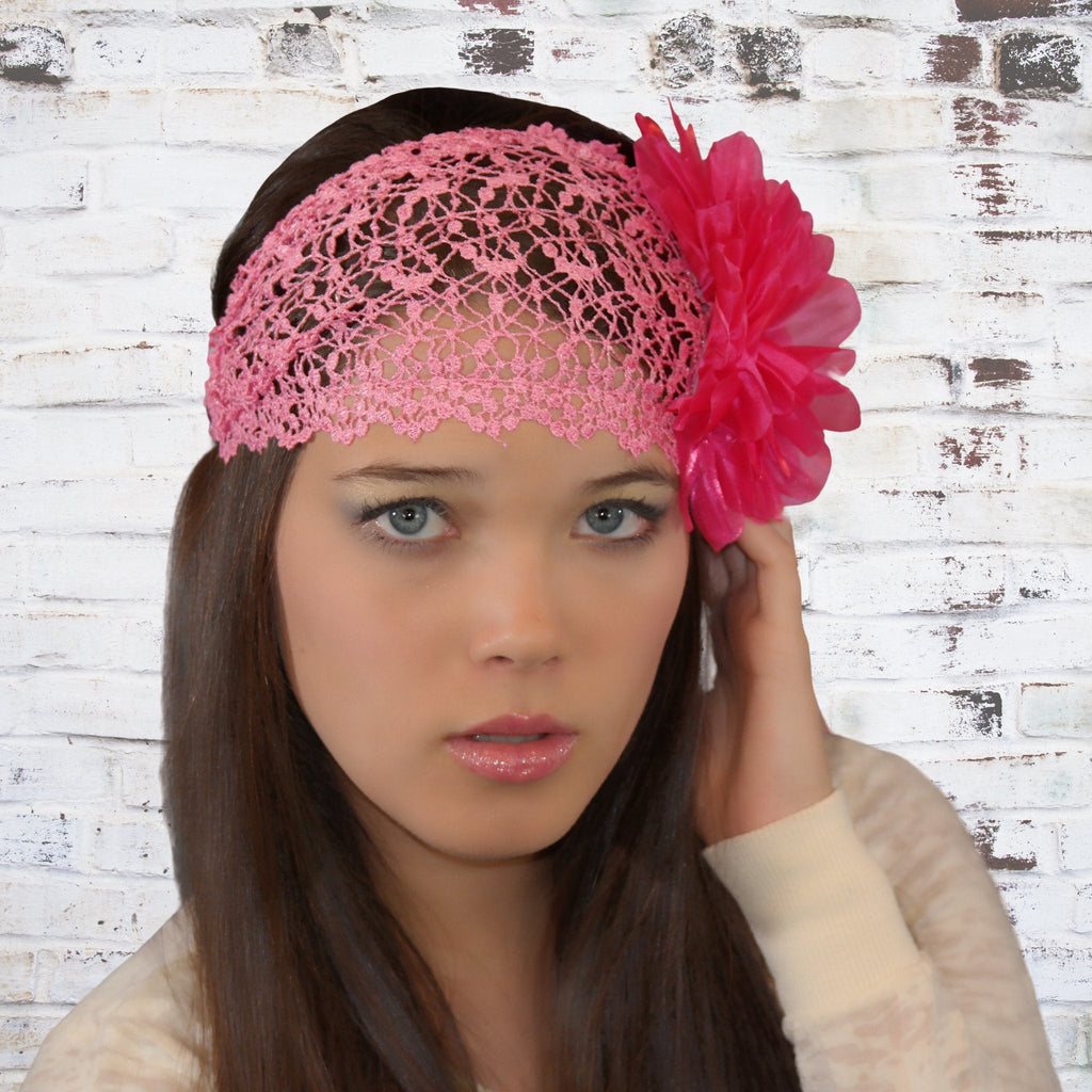 Crochet Lace Headwrap