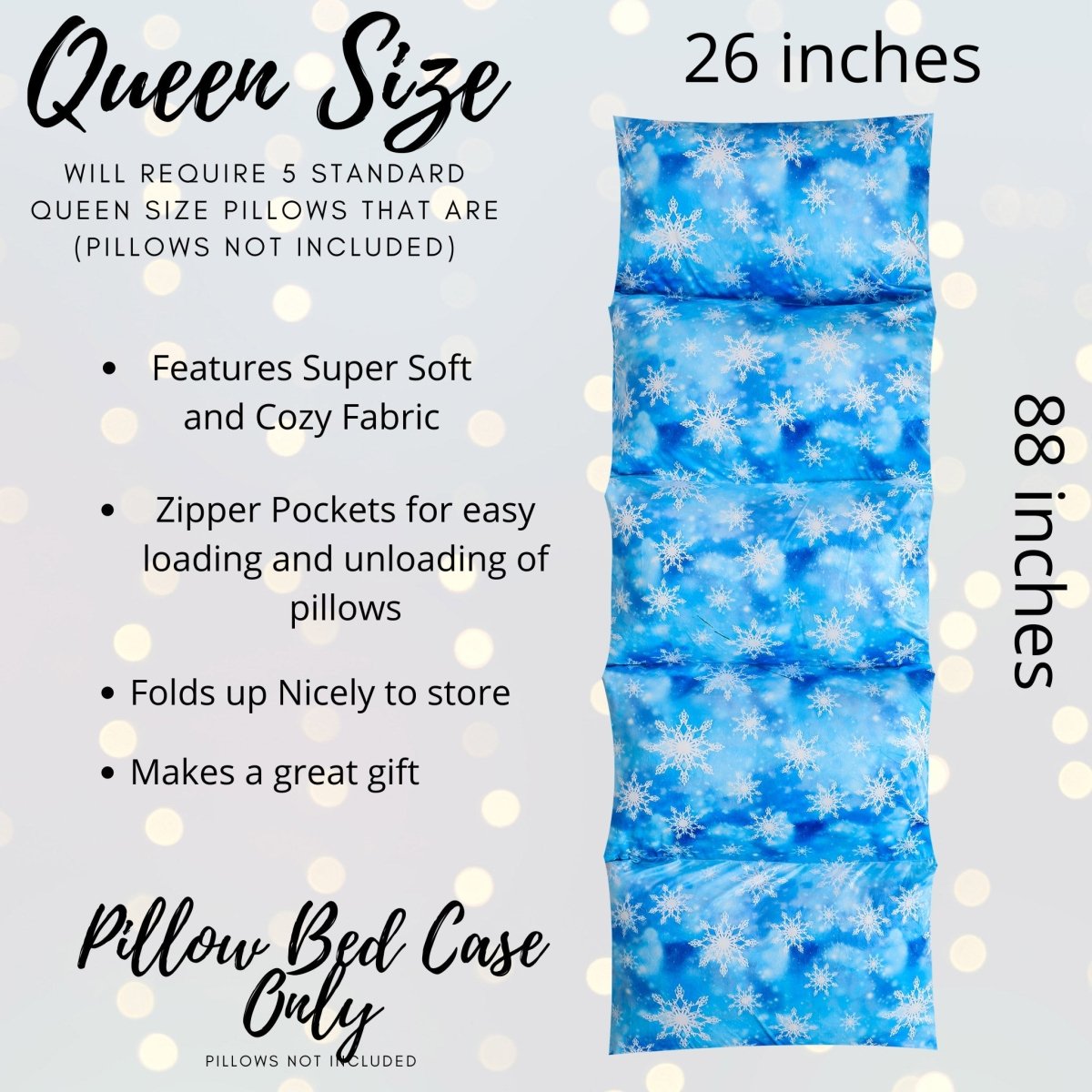 Snowflake Princess Teepee Tent Party Supplies Kit