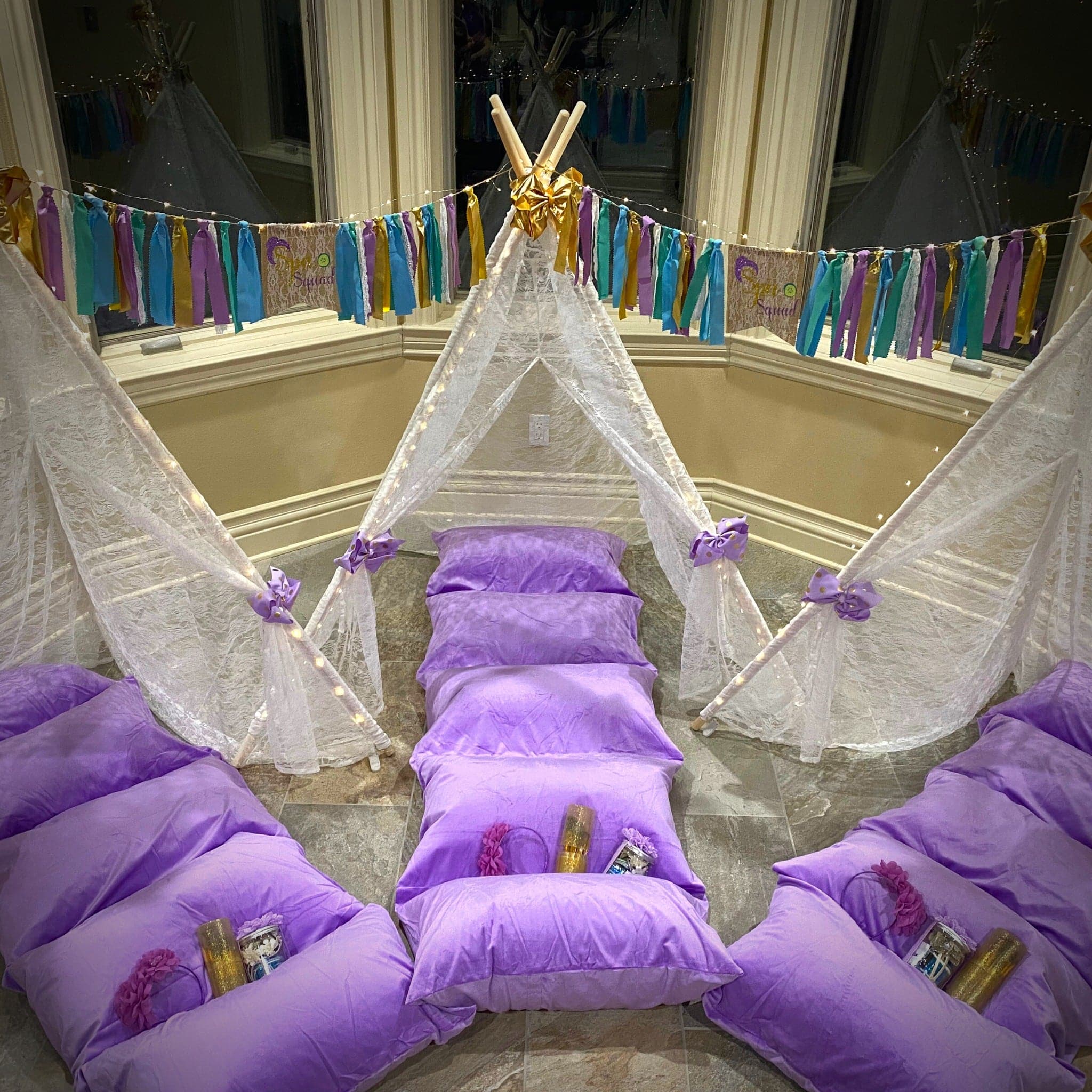 Kids Spa Party Sleepover Box, Kids Birthday Spa Decorations