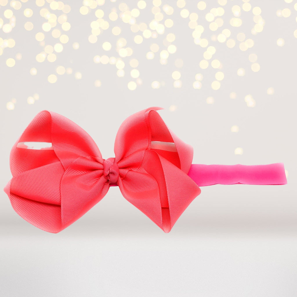 Soft Elastic Bow Headband, Baby Basic Bow Headband